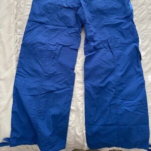 Blue cargo pants